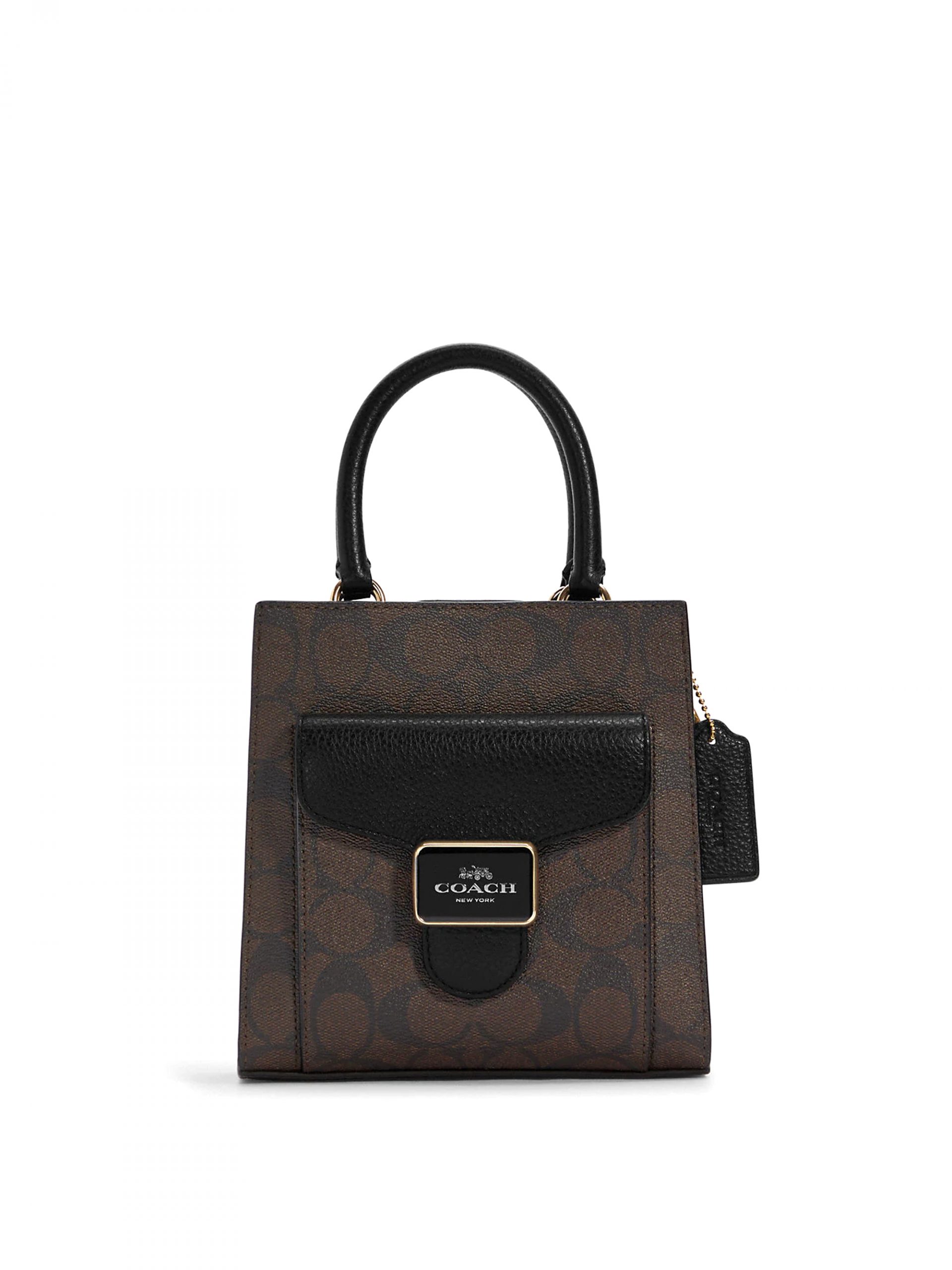 mini pepper crossbody with heart petal print