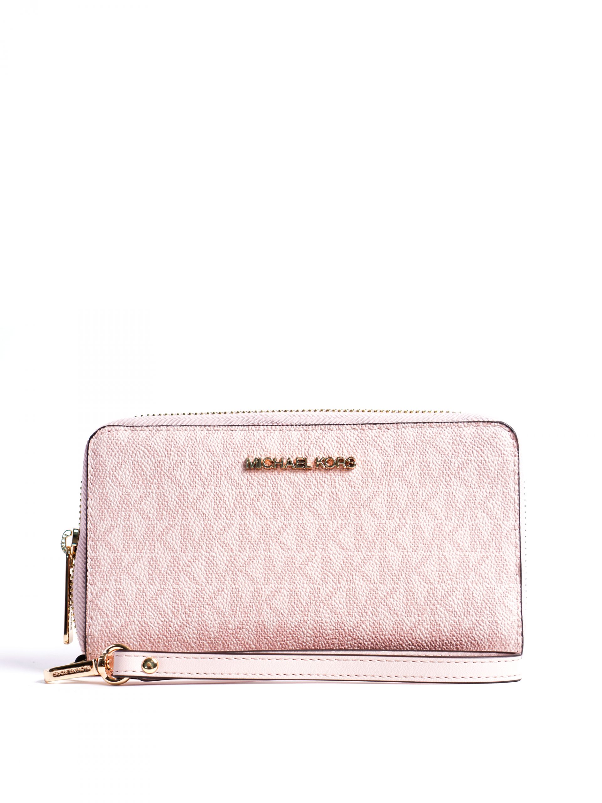 Descubrir 43+ imagen michael kors dark powder blush wallet ...