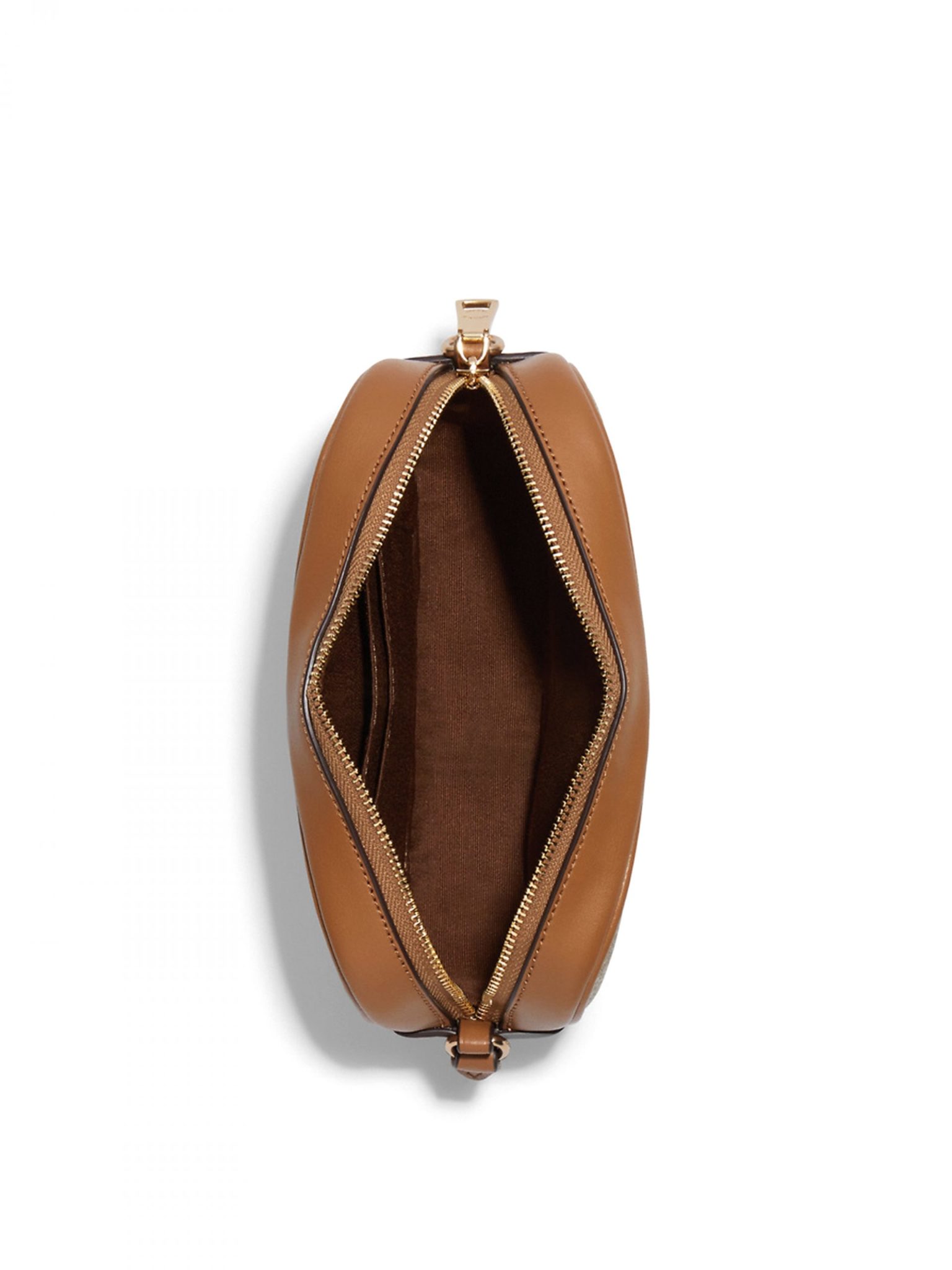 Coach Jamie Wristlet Signature Khaki Light Saddle Averand