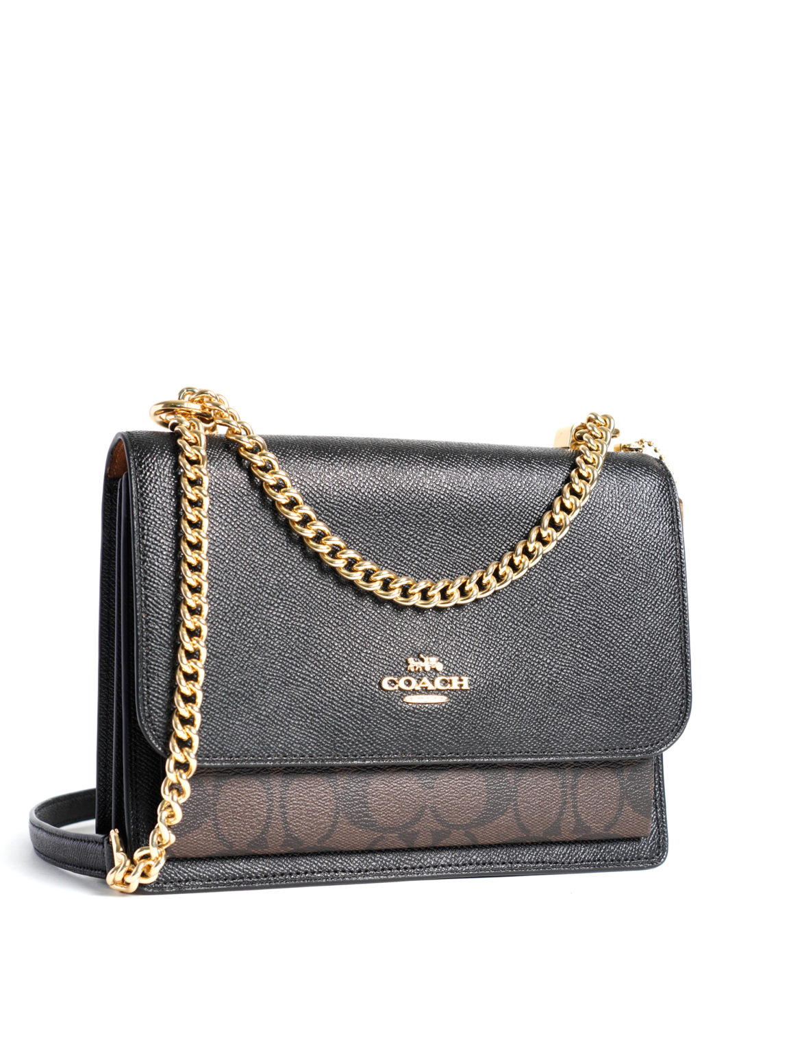 Coach Klare Crossbody Signature Brown Black Averand