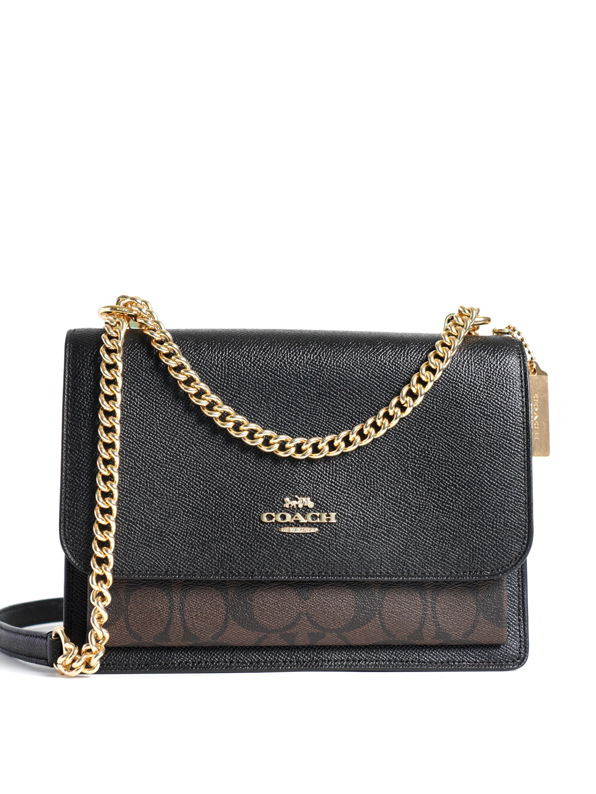 Coach Klare Crossbody Signature Brown Black - Averand