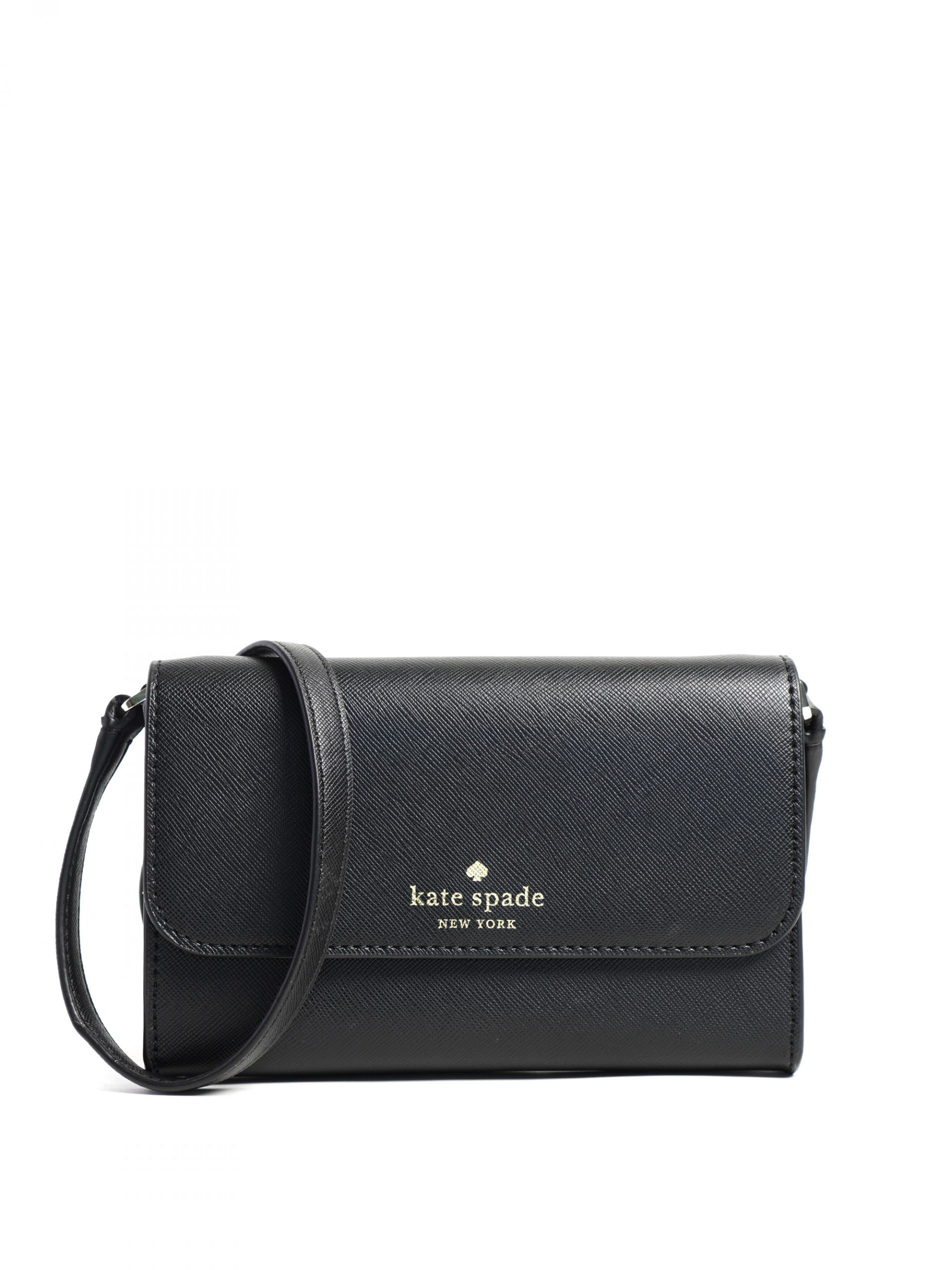 NWT Kate Spade Black Brynn Flap Crossbody Bag 