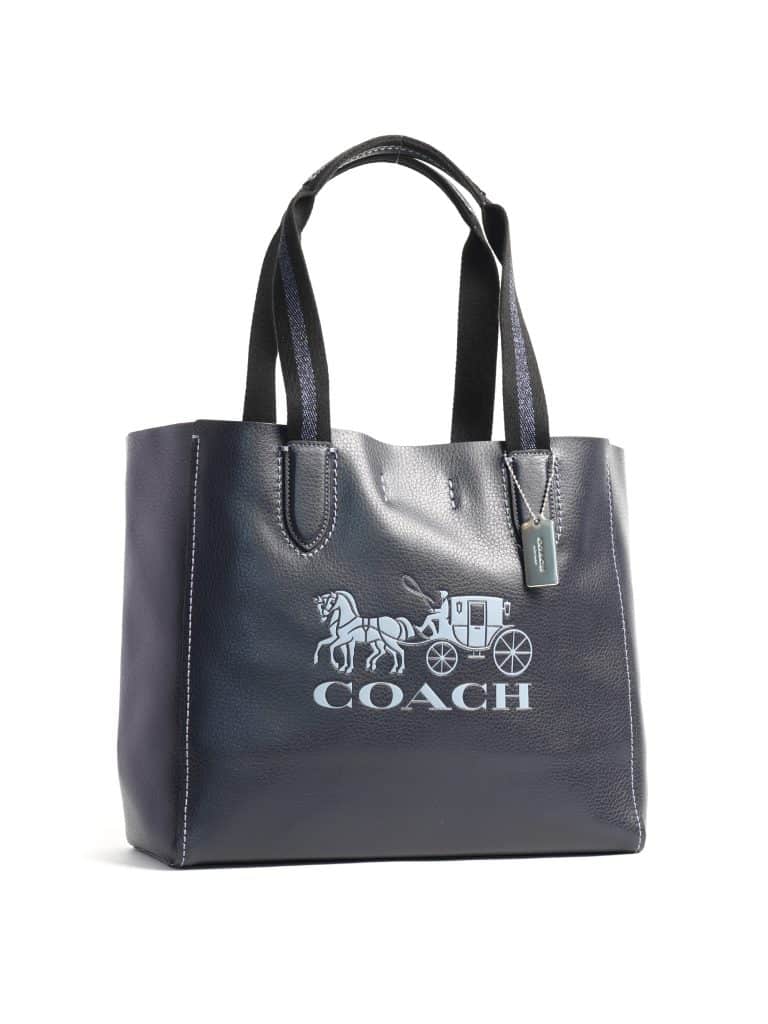 Coach Derby Tote Horse and Carriage Midnight Navy Multi Averand