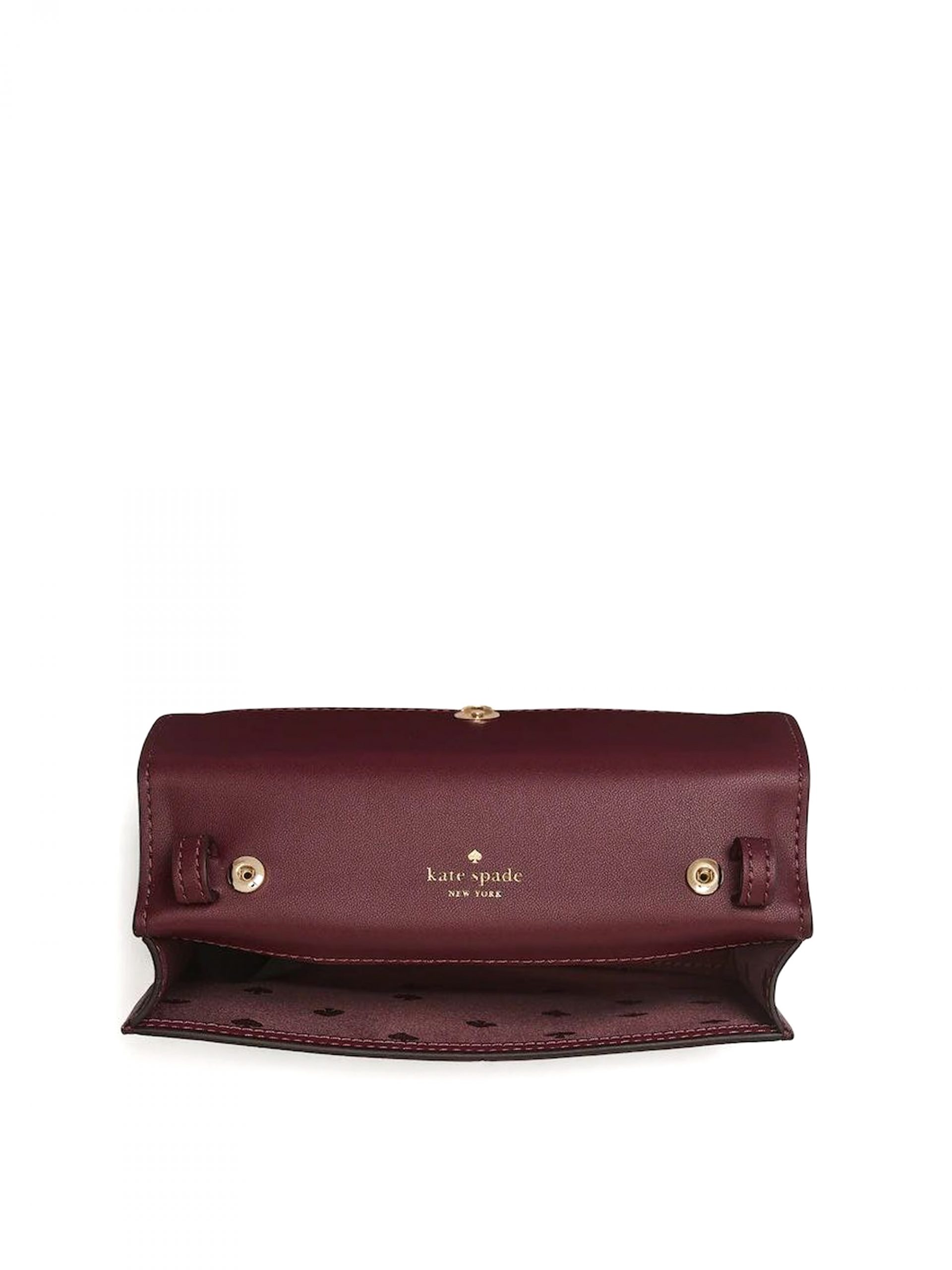 Kate Spade Brynn Small Flap Crossbody Deep Berry - Averand