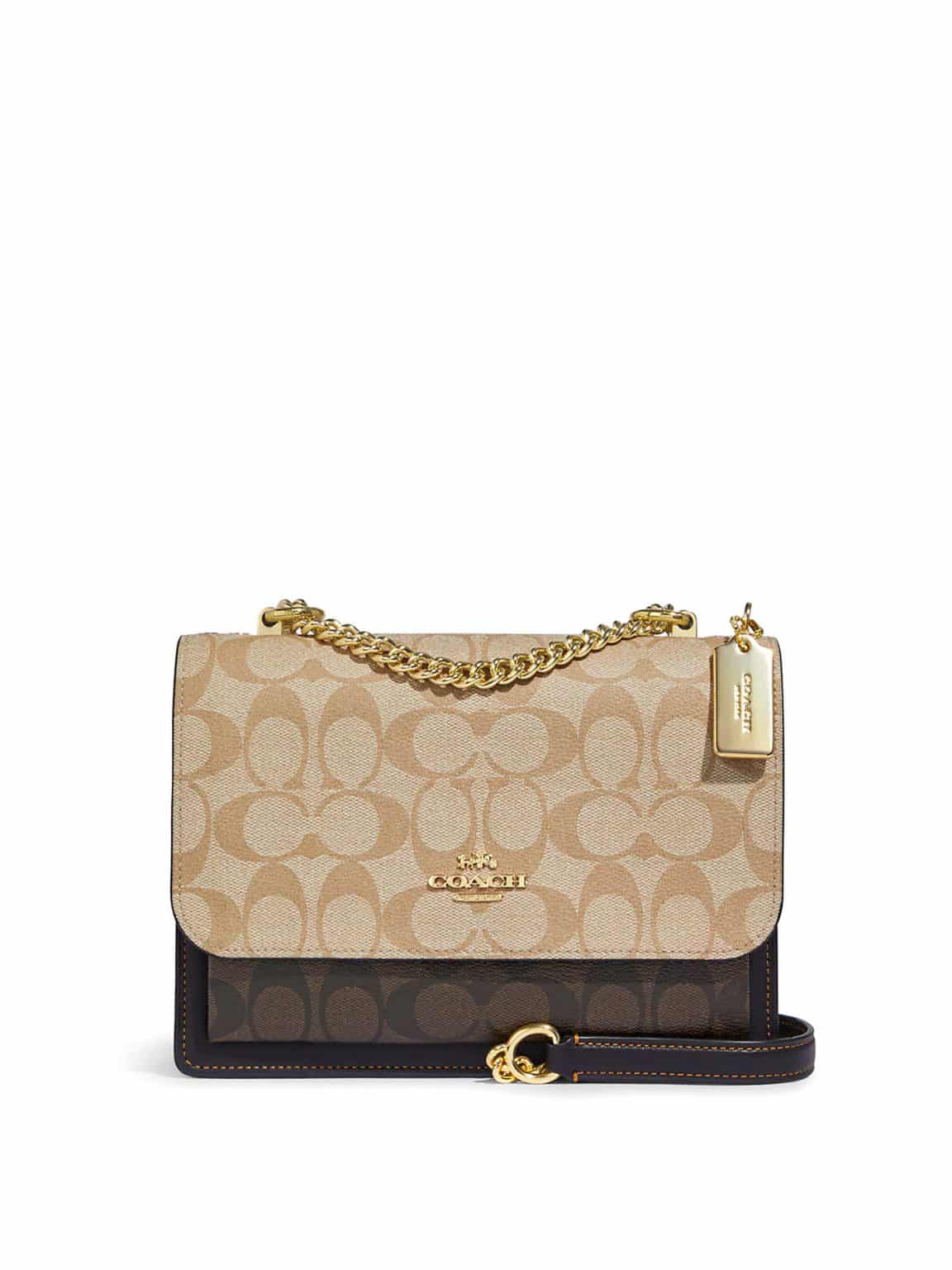 klare crossbody in blocked signature