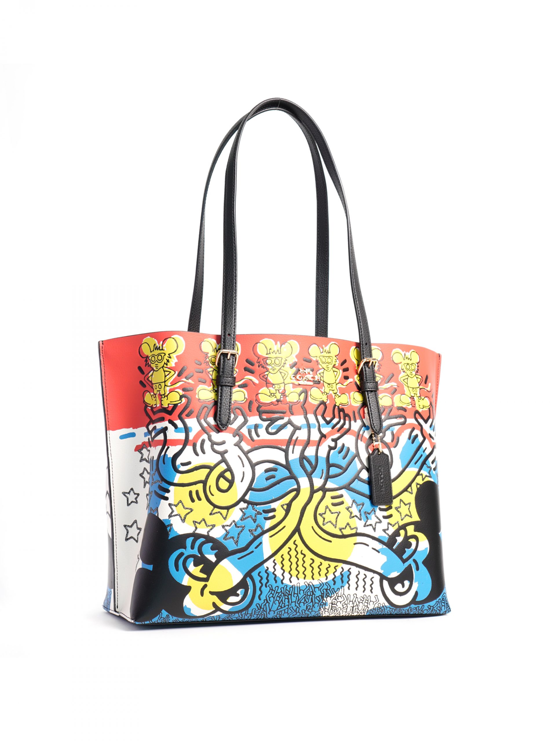 Coach Mollie Mickey Mouse X Keith Haring Black Multi - Averand