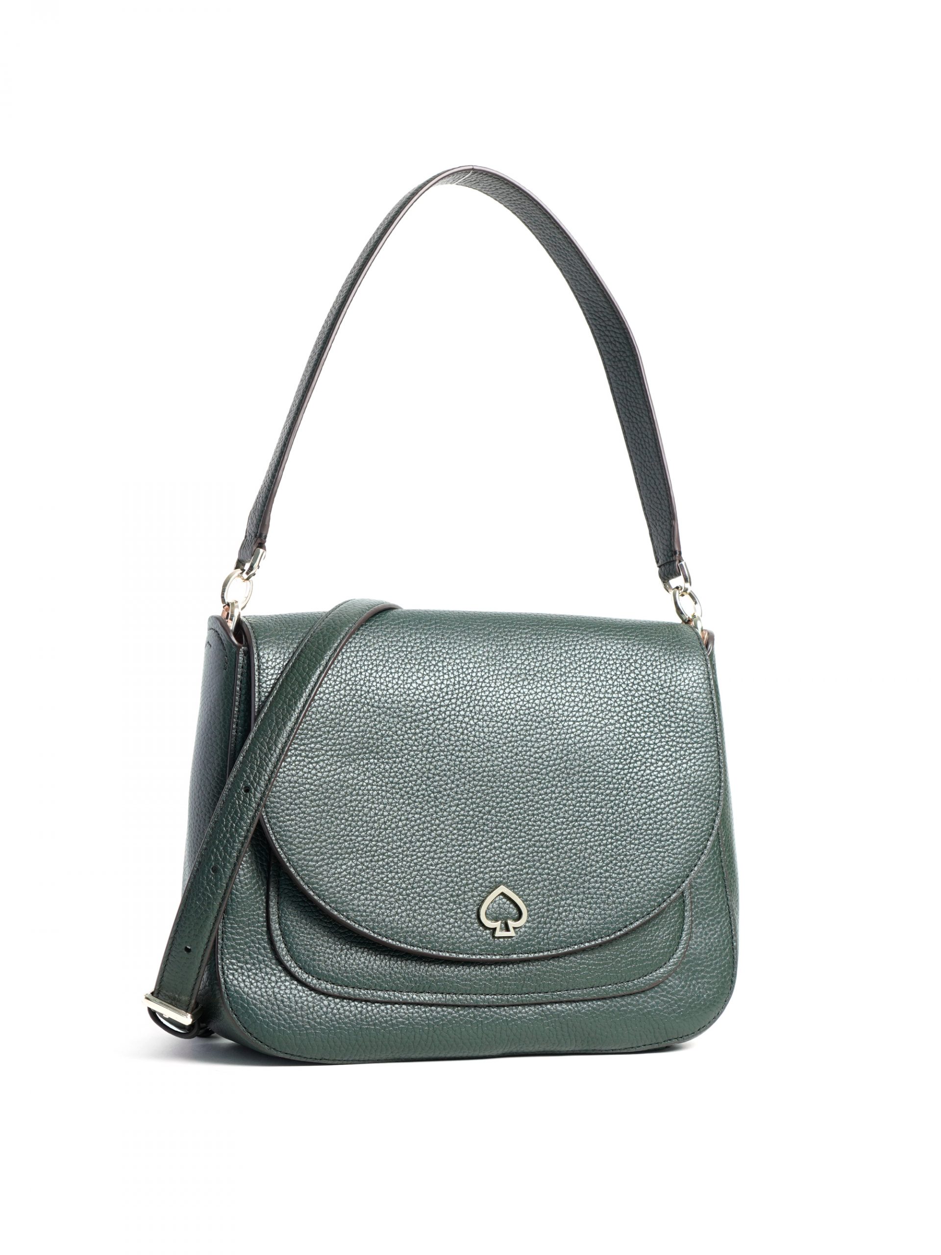 Kate Spade Kailee Medium Flap Deep Evergreen - Averand