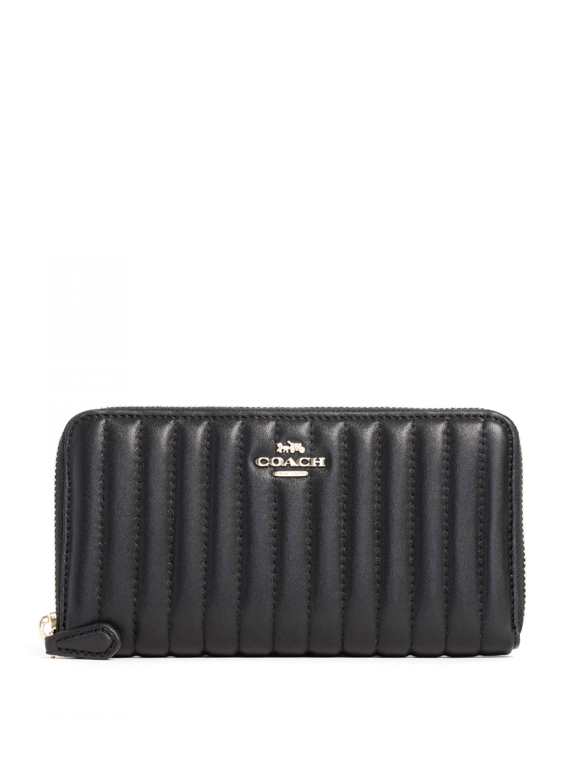 Coach accordion online zip wallet sale