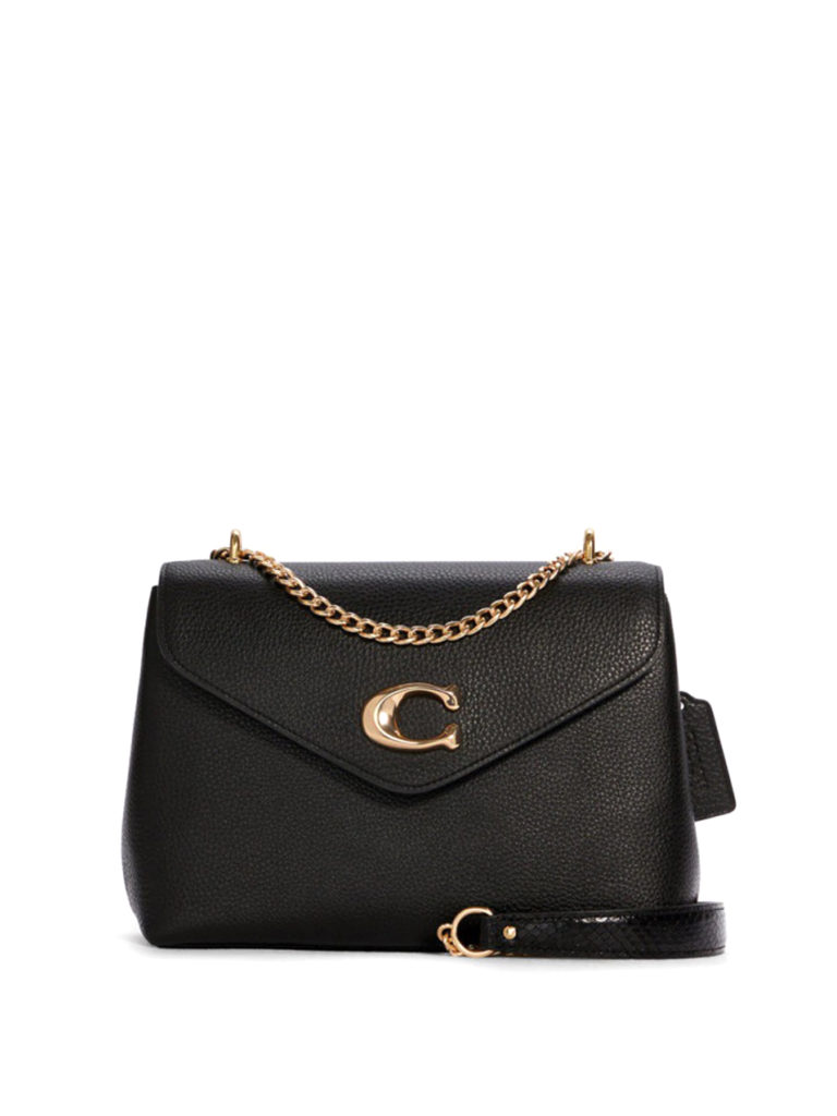 Coach Tammie Shoulder Bag Gold Black Averand