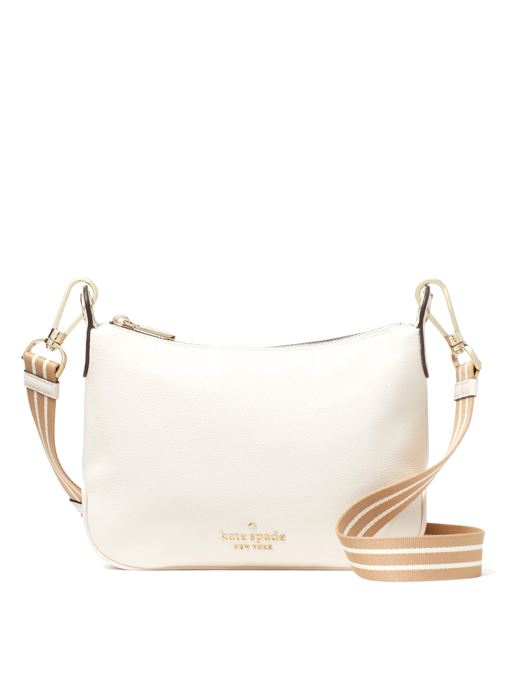Kate Spade Rosie Large Crossbody White Leather K5807 Parchment 