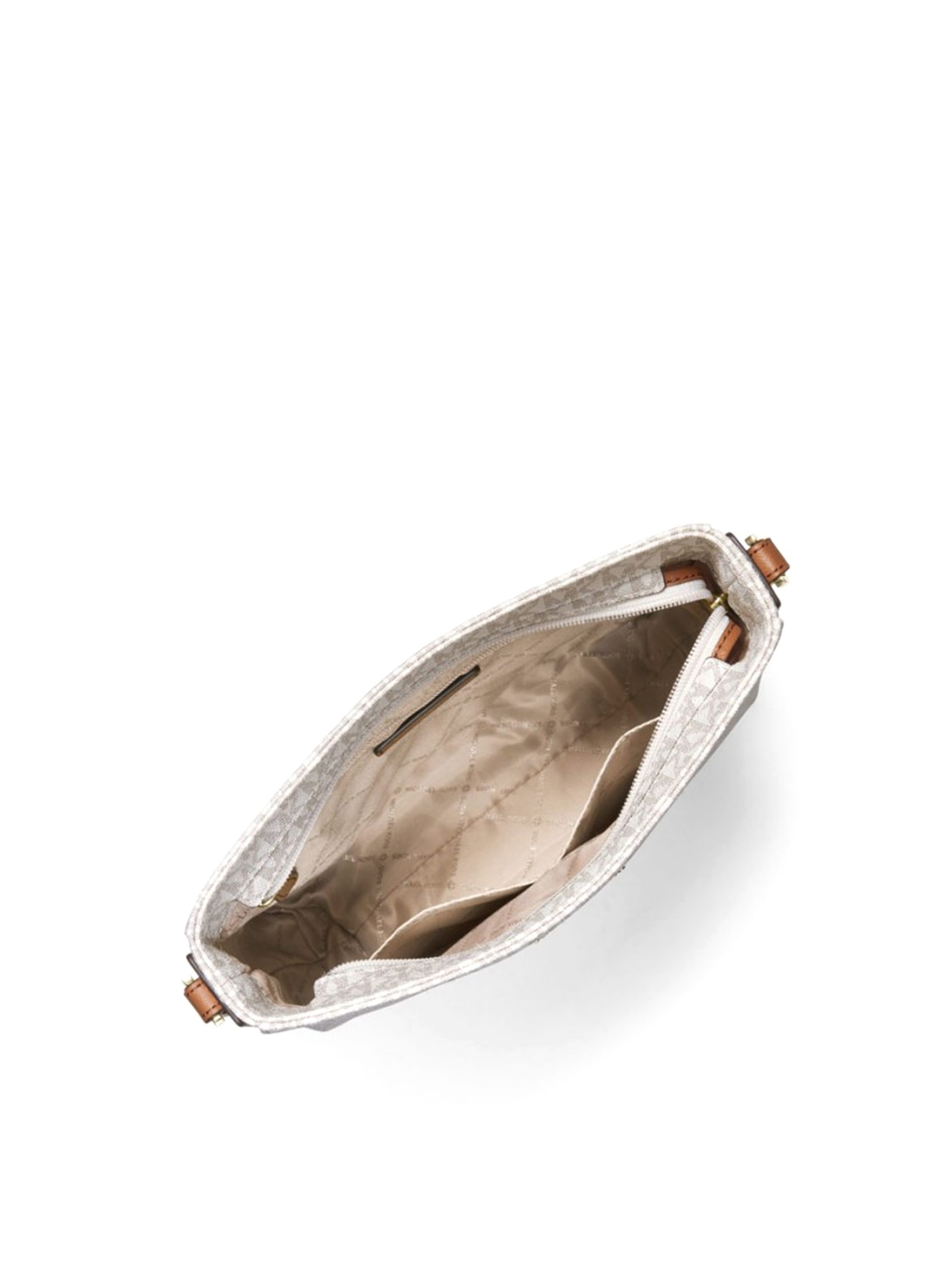 Michael Kors Jet Set Travel Large Messenger Bag Signature Vanilla Luggage Averand