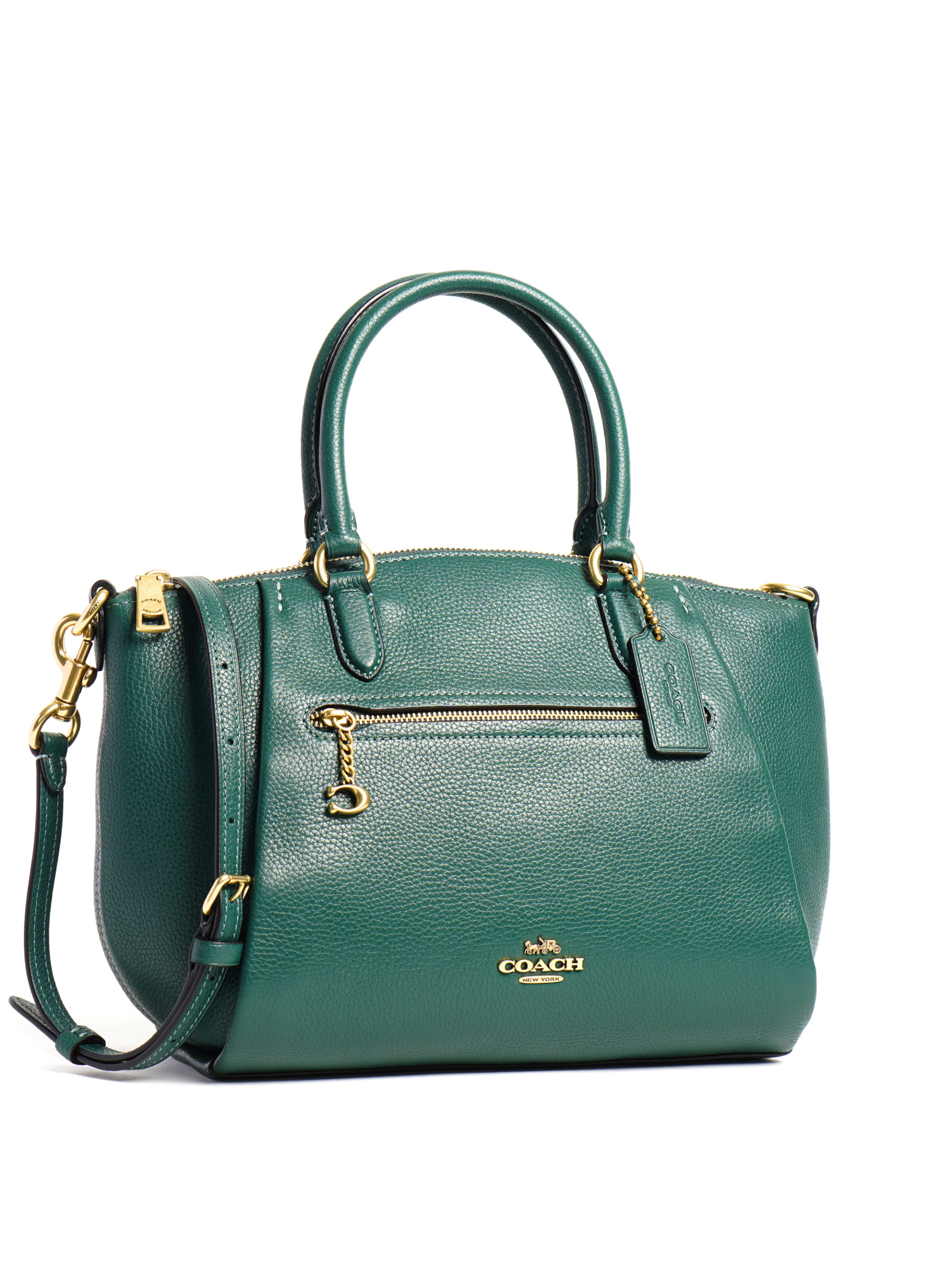 Coach Elise Satchel Dark Pine Averand