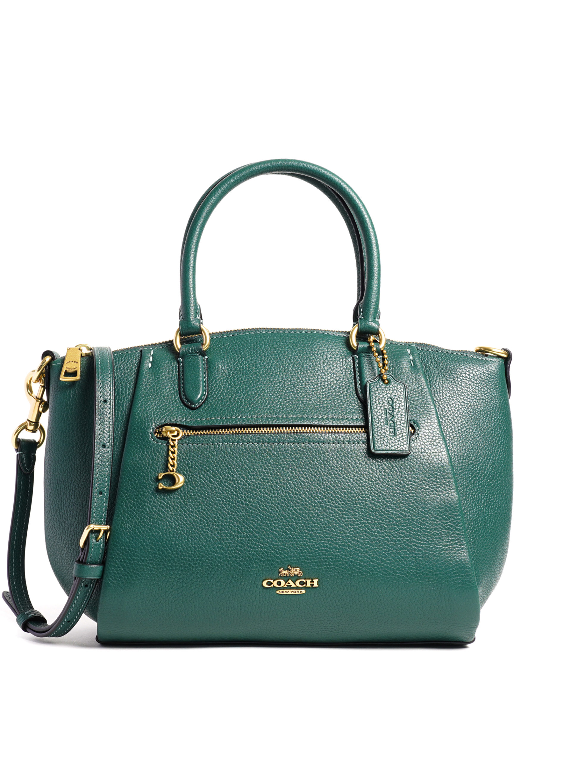 Coach Elise Satchel Dark Pine - Averand