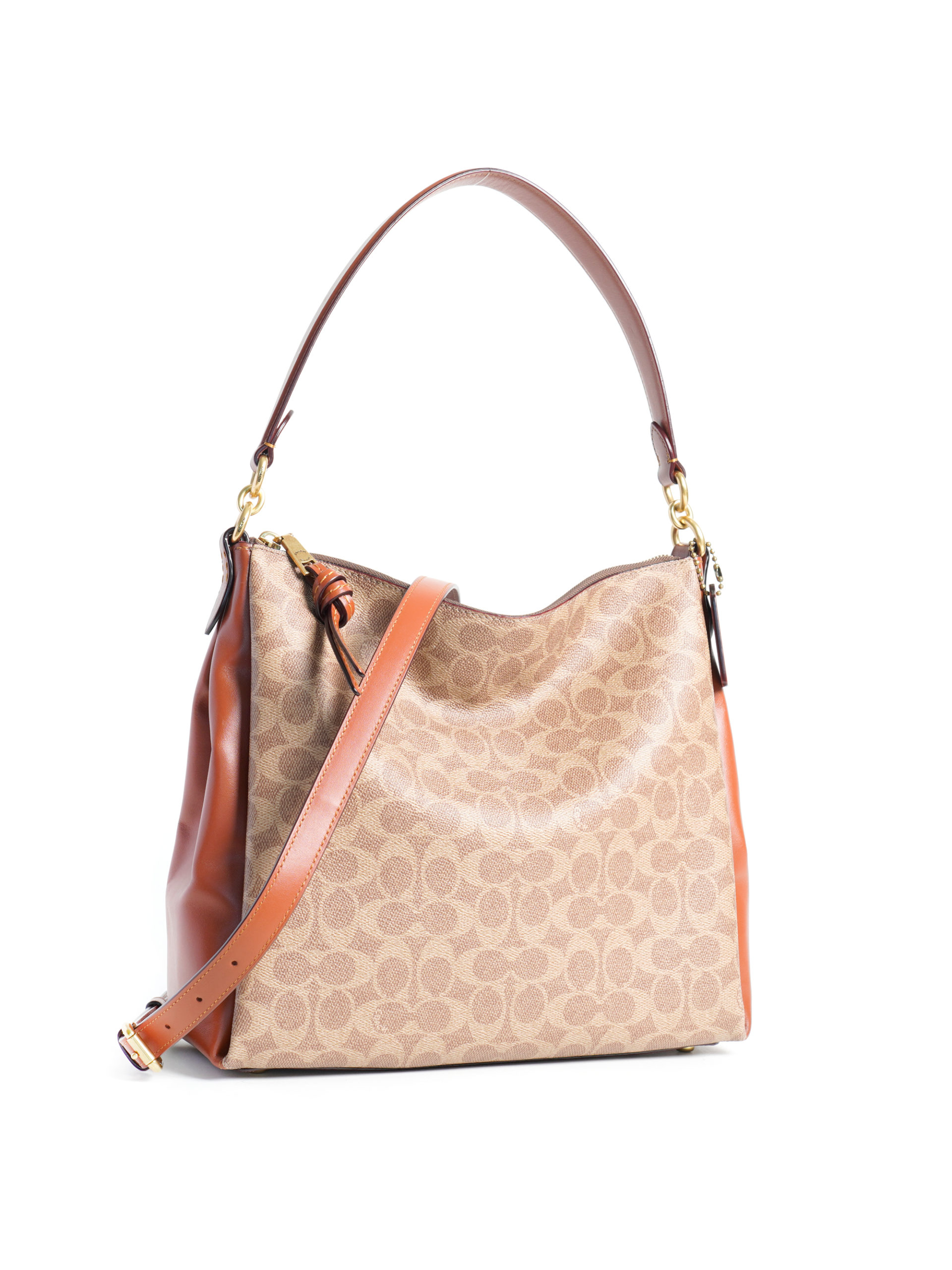 Coach signature 2025 shay hobo bag