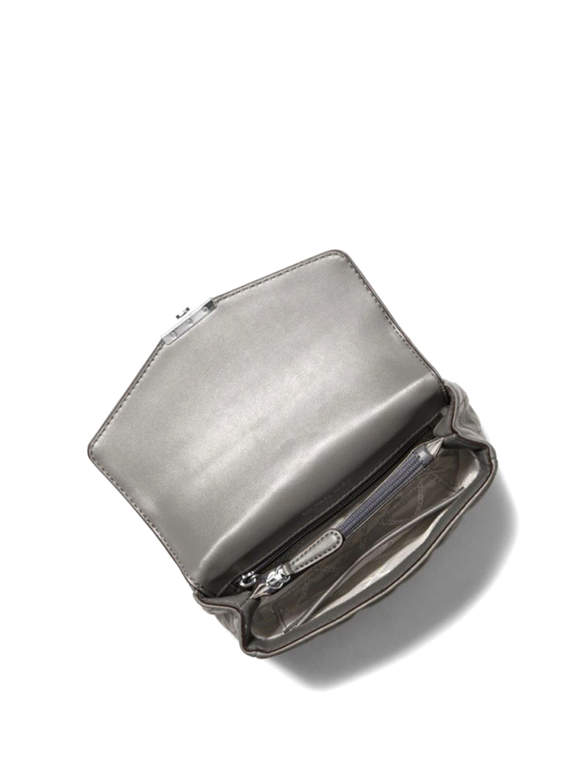 Michael Kors Soho Small Quilted Shoulder Bag Heather Grey Averand