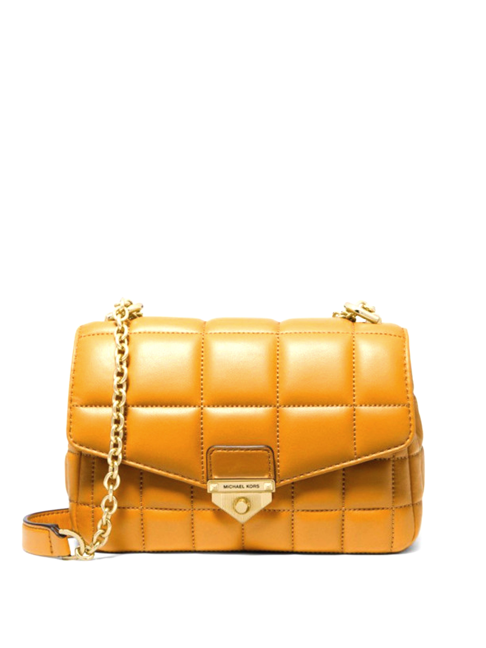 Michael Kors Soho Small Quilted Shoulder Bag Marigold Averand