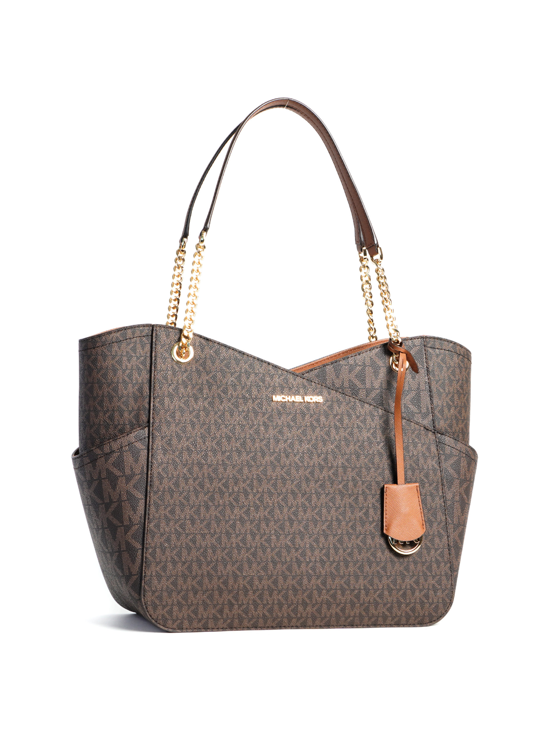  Michael Kors Jet Set Travel Large Chain Shoulder Tote