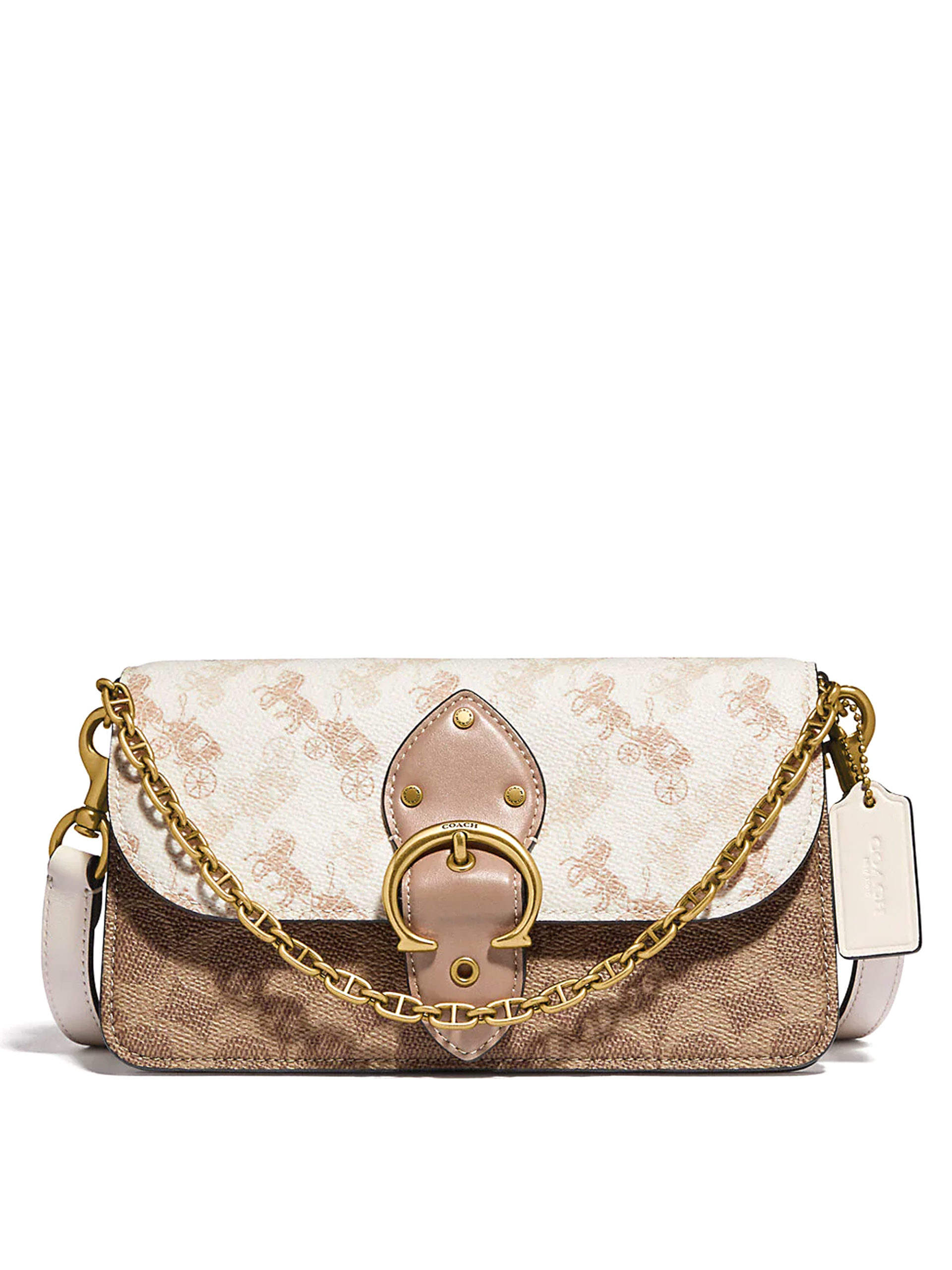 Coach Beat Crossbody Clutch Horse And Carriage Print Signature