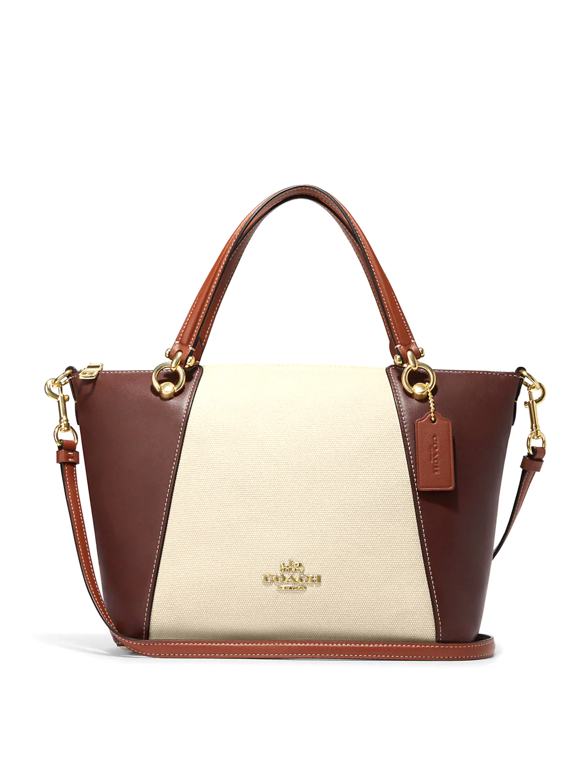 Coach Kacey Satchel Natural Multi - Averand