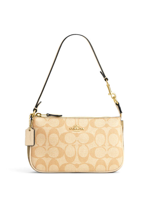 Coach Nolita 19 Signature Light Khaki Ivory Multi Averand