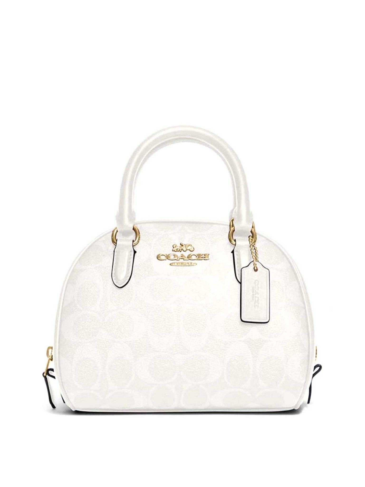 Coach Sydney Satchel Signature Glacierwhite Averand
