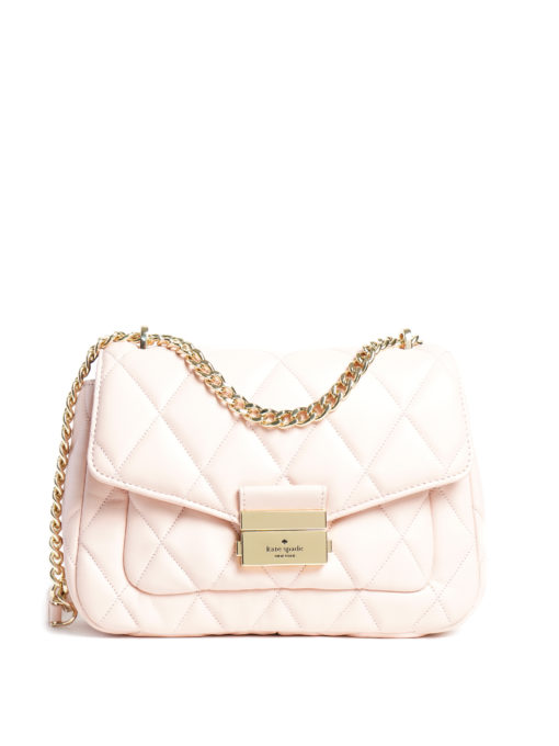Kate Spade Carey Small Flap Shoulder Bag Conch Pink - Averand