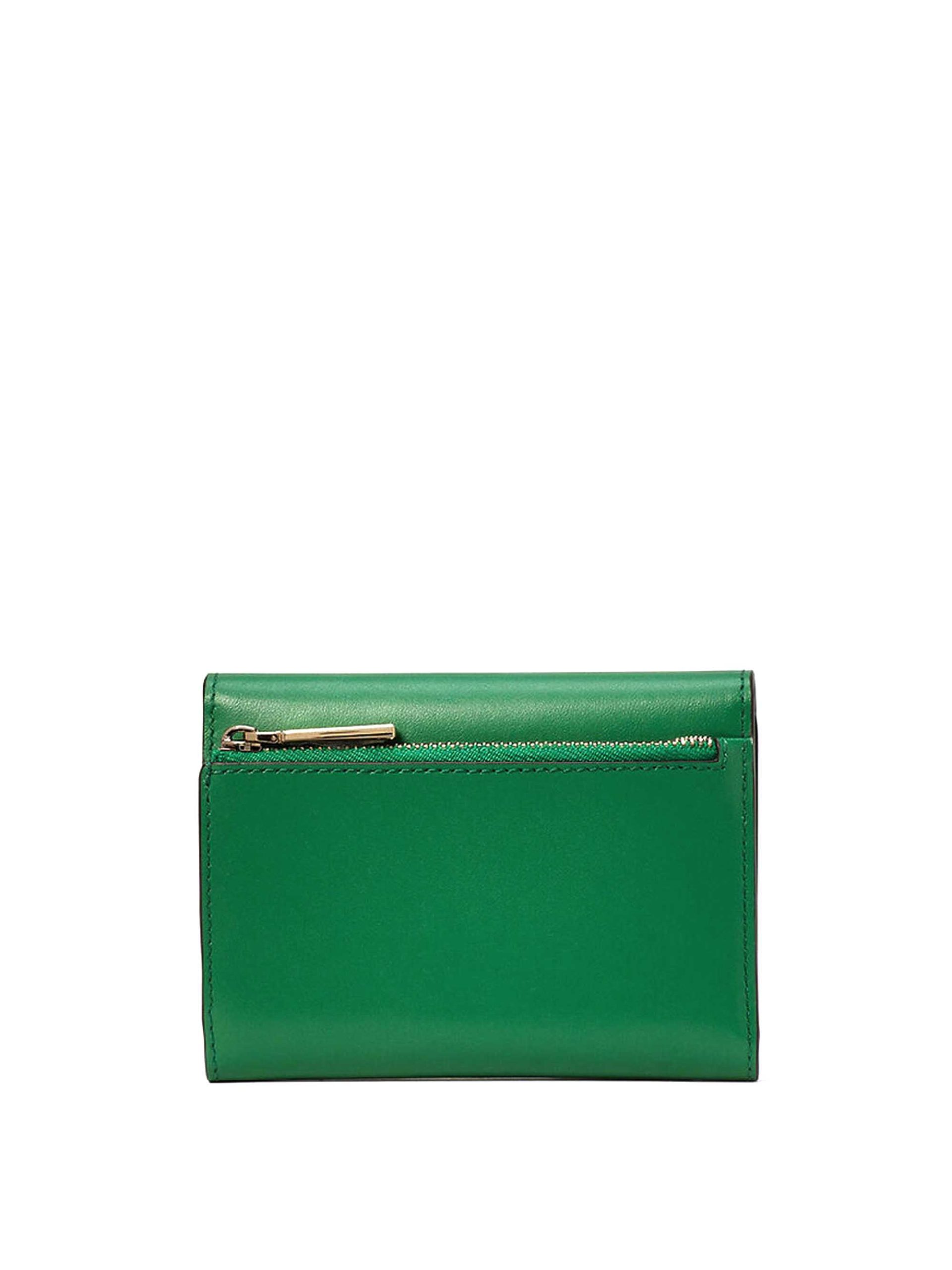 Kate Spade Reegan Medium Flap Wallet Green Bean - Averand