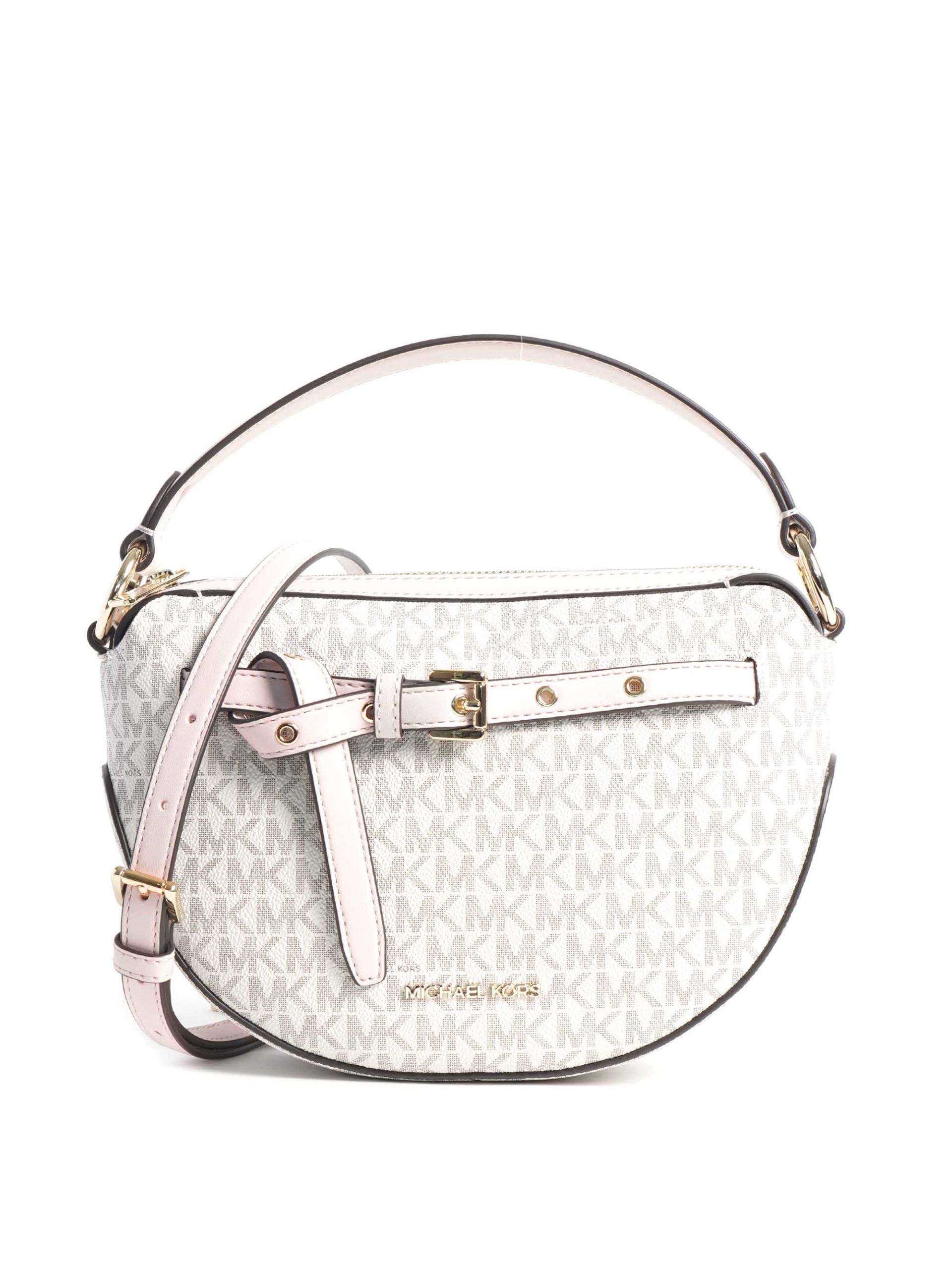 Bag Michael Kors Emmy Saffiano Leather Crossbody Powder Blush - A. Ally &  Sons