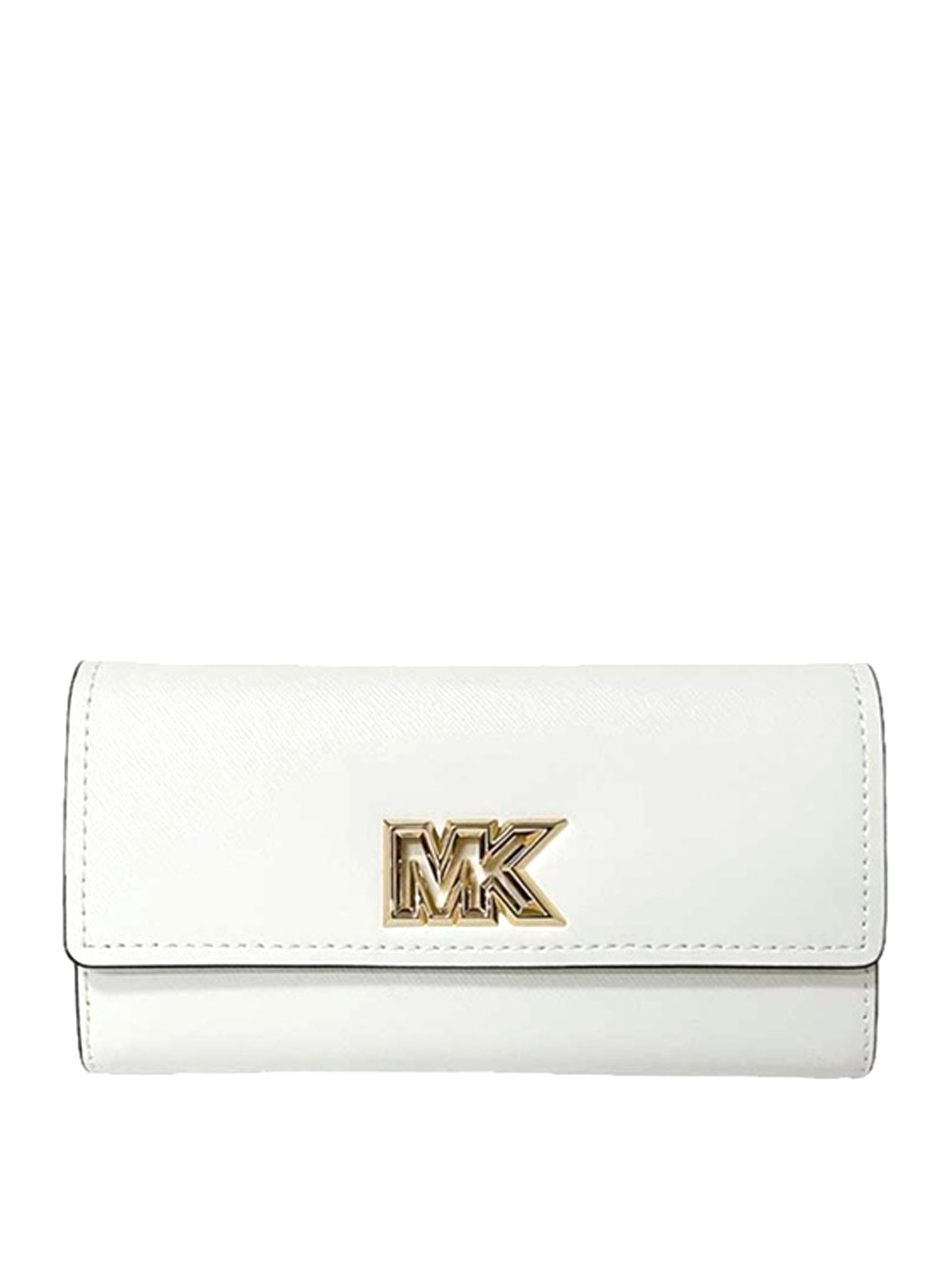 Michael Kors Mimi Large Bifold Continental Wallet Optic White - Averand