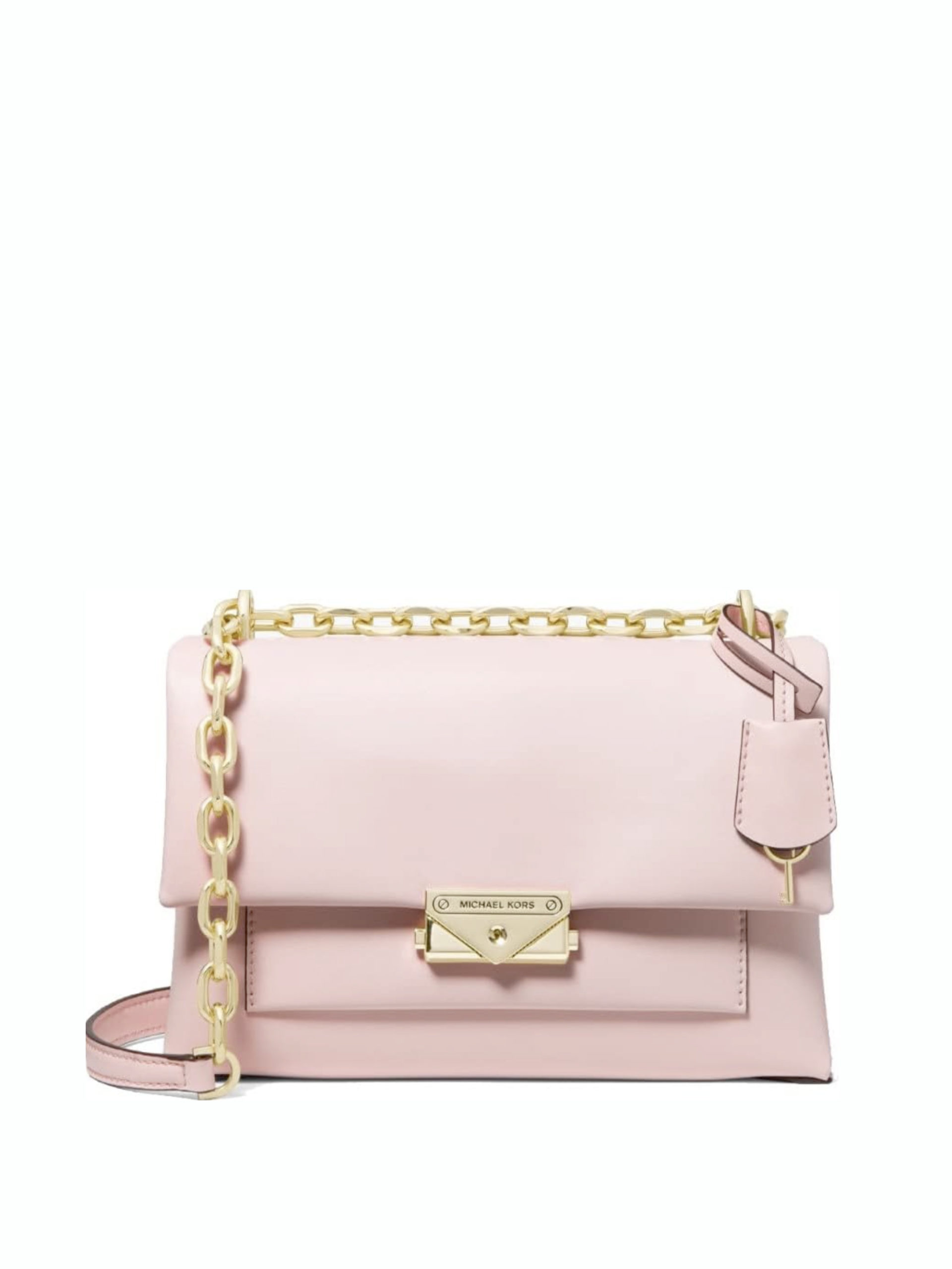 Michael Kors Cece Medium Flap Powder Blush